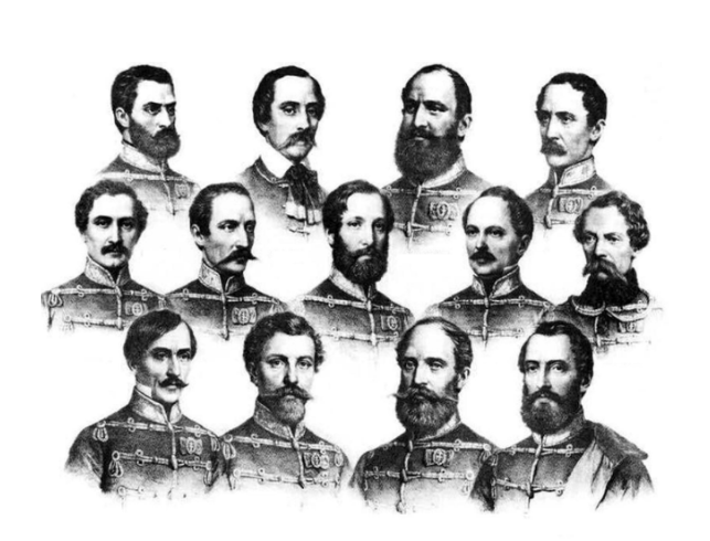 Emlékezés az Aradi vértanúkra 1848–49-es forradalom és szabadságharc